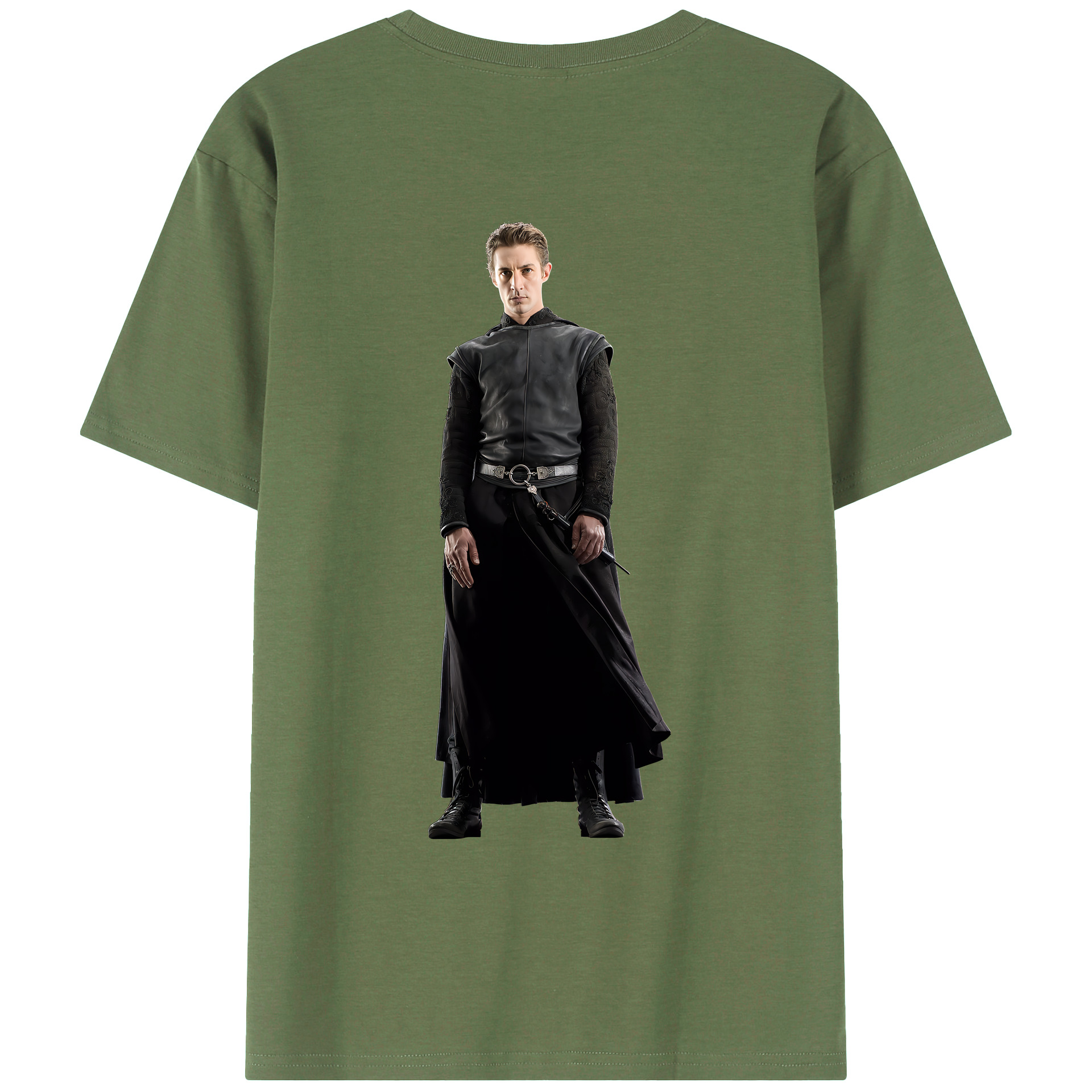 （画像用） Harry Potter ハリー・ポッターシリーズ 綿100％ メンズ半袖Tシャツ（バックプリント） 通気性